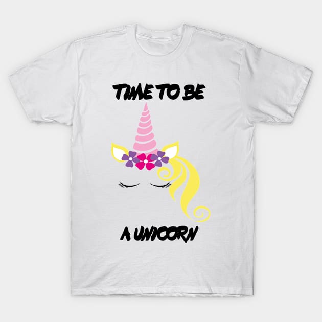 Unicorn Dreams: Ride the Rainbow T-Shirt by BeckyS23